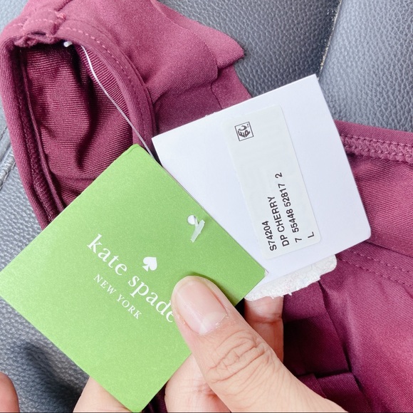 🆕Kate Spade bikini swim bottom ruffled Cherry - Picture 8 of 10